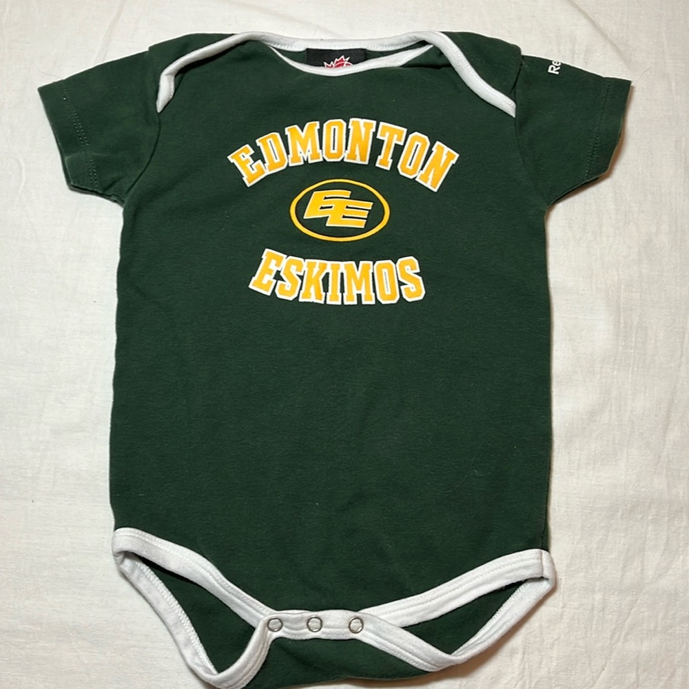 24M Edmonton Eskimos (Elks) football onesie